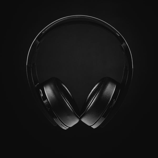 Beautiful black headsets